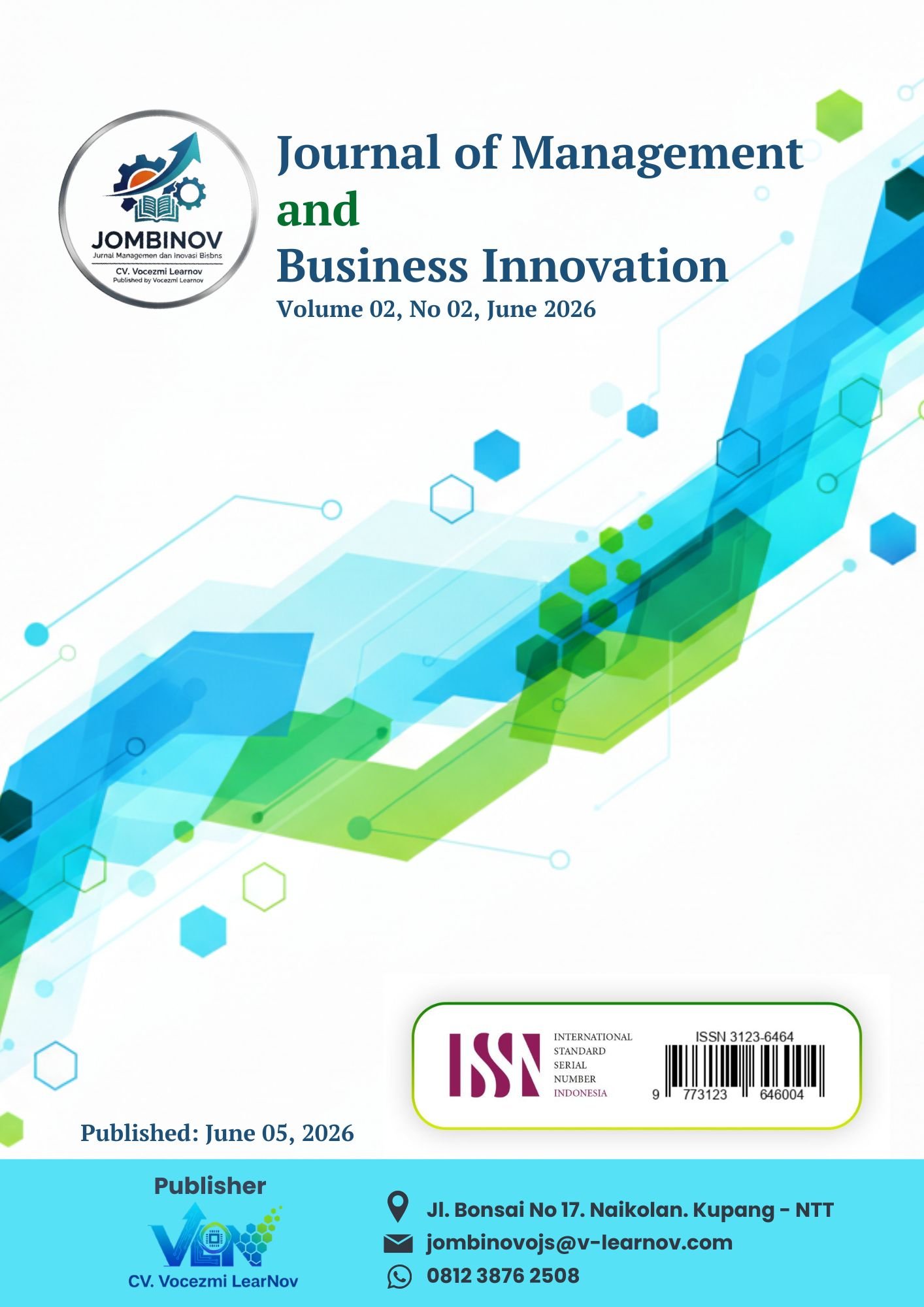 					View Journal of Management and Business Innovation (JOMBINOV): Volume 02, No 02, June 2026
				